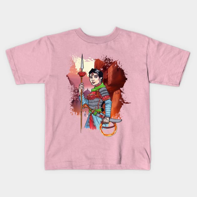 Genie Hunter Kids T-Shirt by artildawn